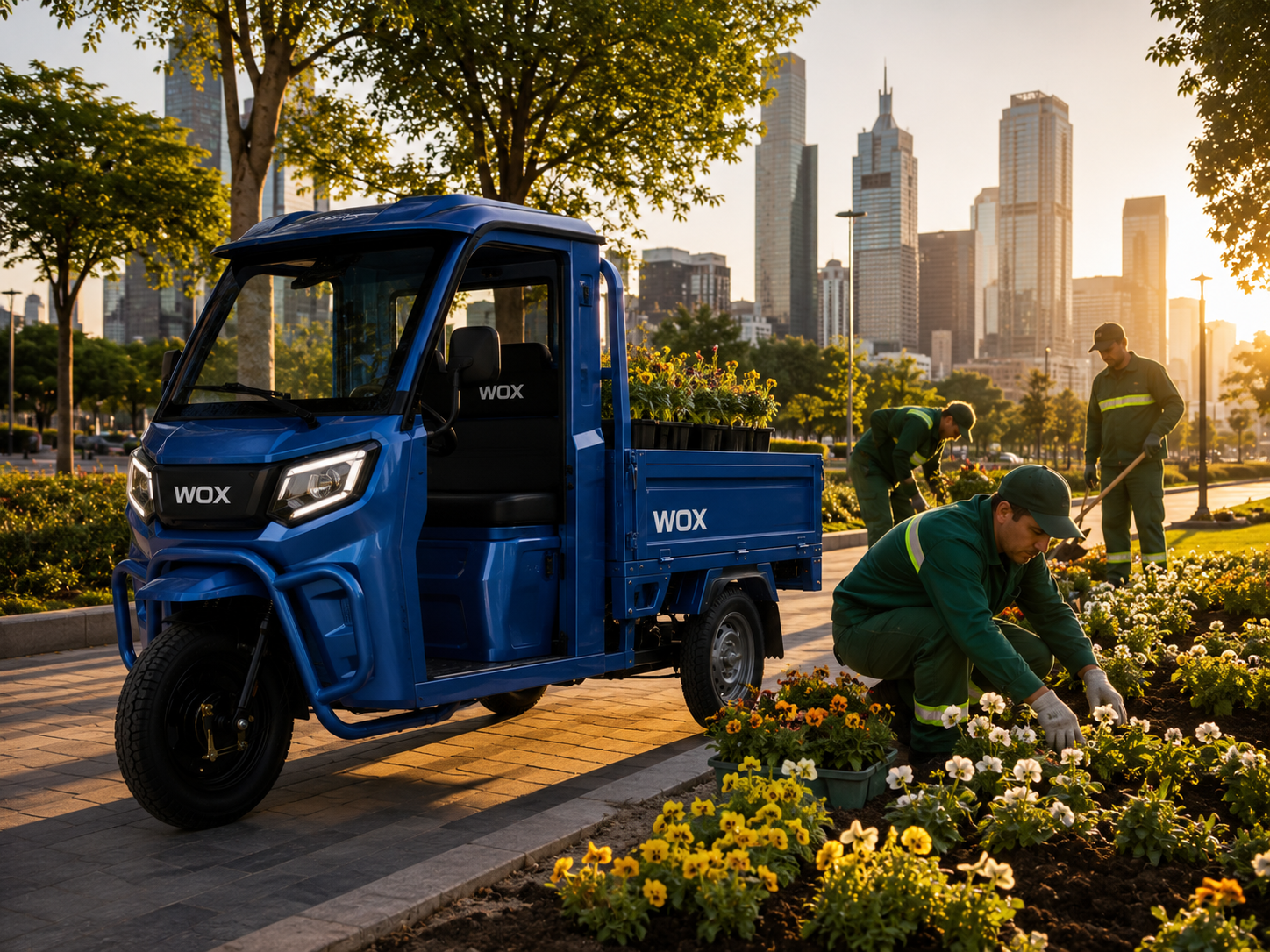 WOX Carry electric cargo vehicle in fleet operation