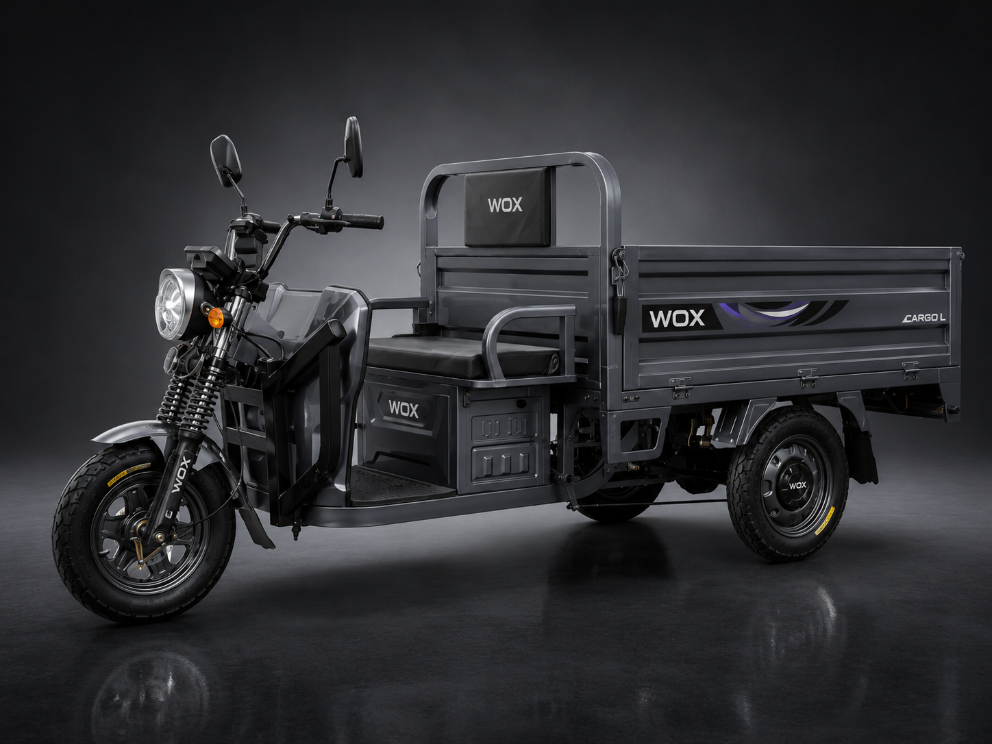 WOX Cargo L electric cargo vehicle — large flatbed for commercial logistics