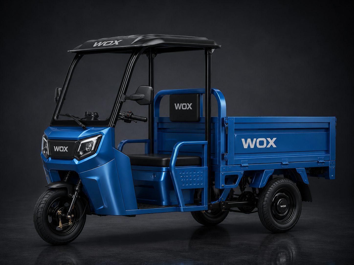 WOX Carry Canopy electric vehicle — open canopy for passenger and cargo transport