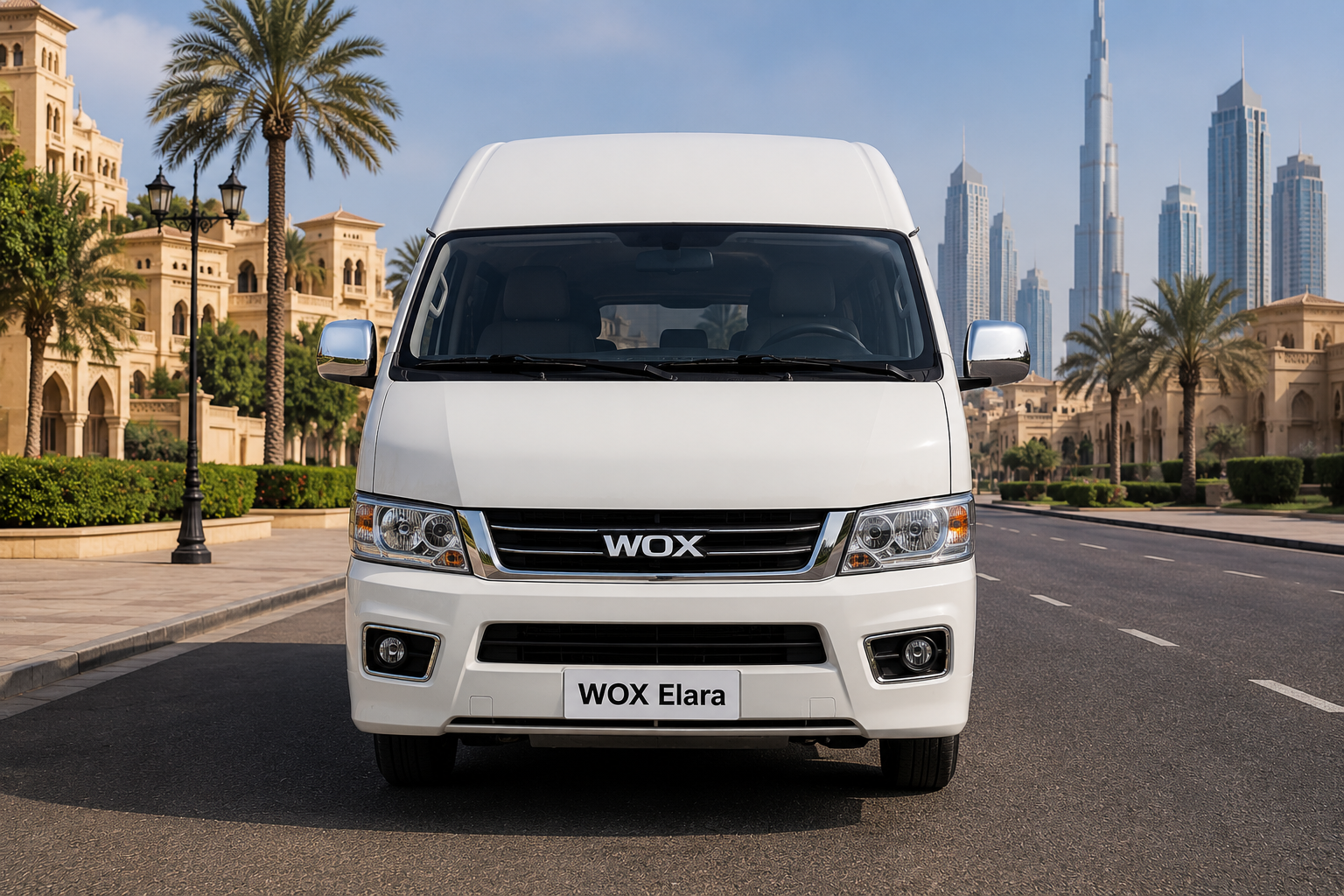 WOX ELARA minibus front view