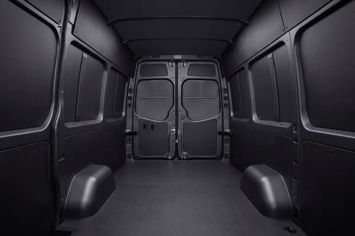 WOX MOVA panel van cargo bay interior