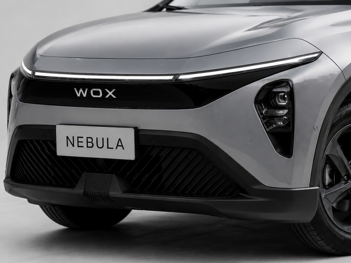 WOX Nebula front fascia — Glacier Silver