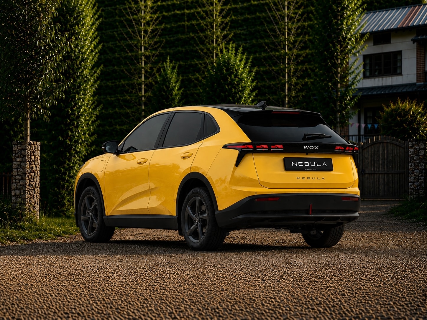 WOX Nebula Solar Yellow — rear quarter view