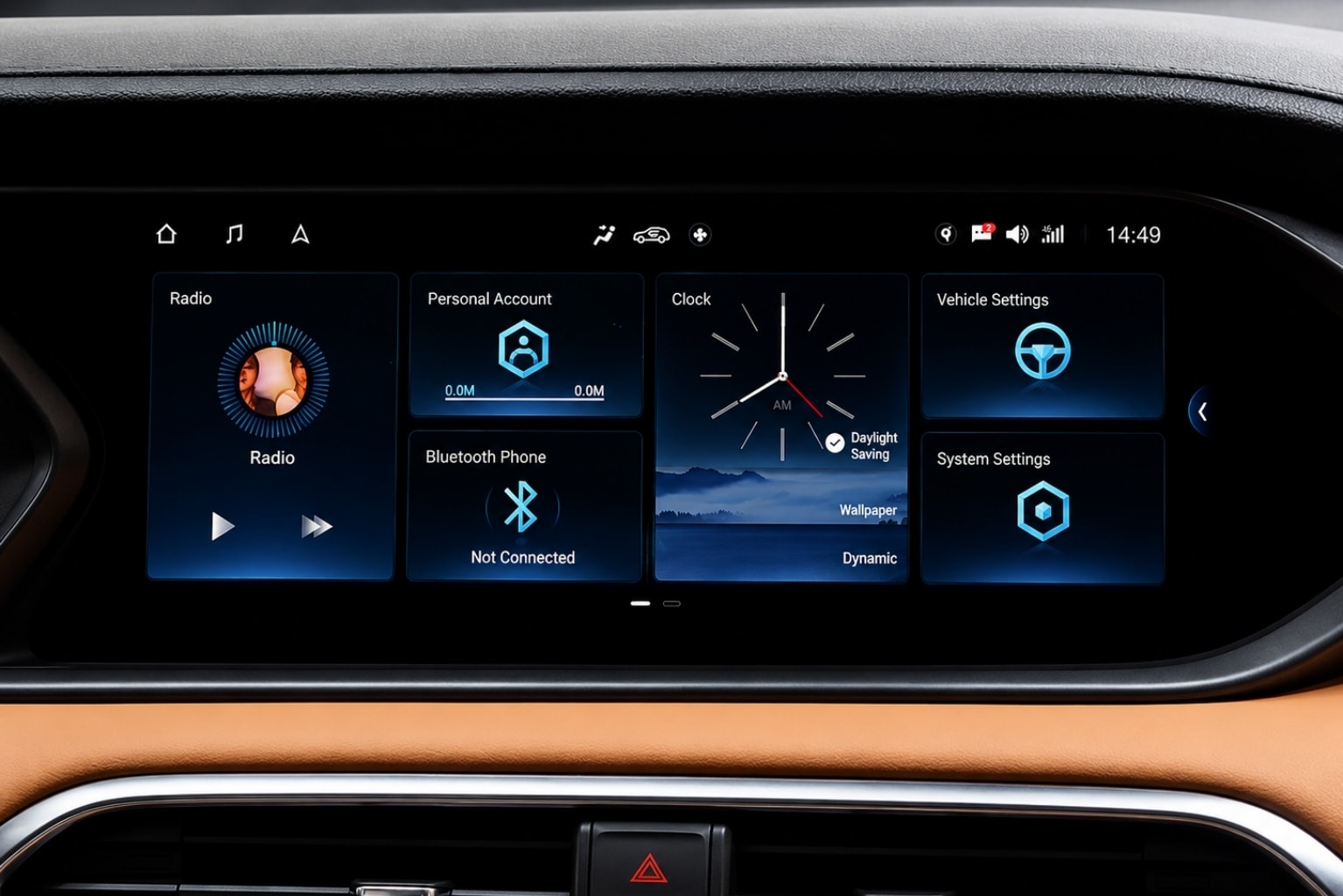 WOX NEO — Apple CarPlay on 10.25-inch touchscreen infotainment