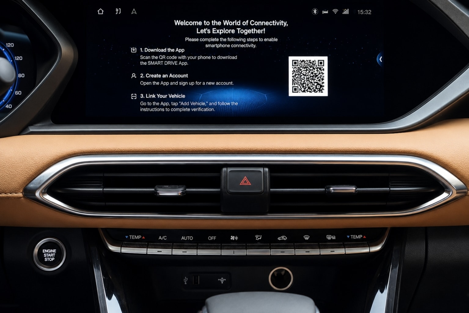 WOX NEO — Smart Drive connectivity setup screen