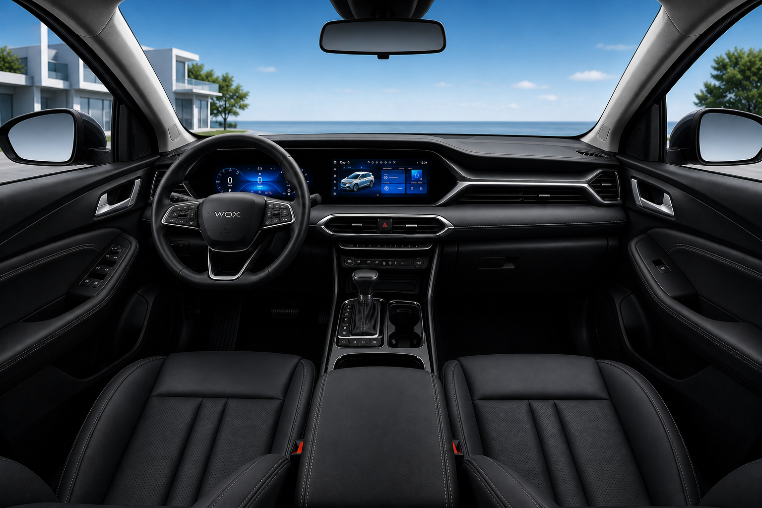 WOX NEO interior — Black Elegance