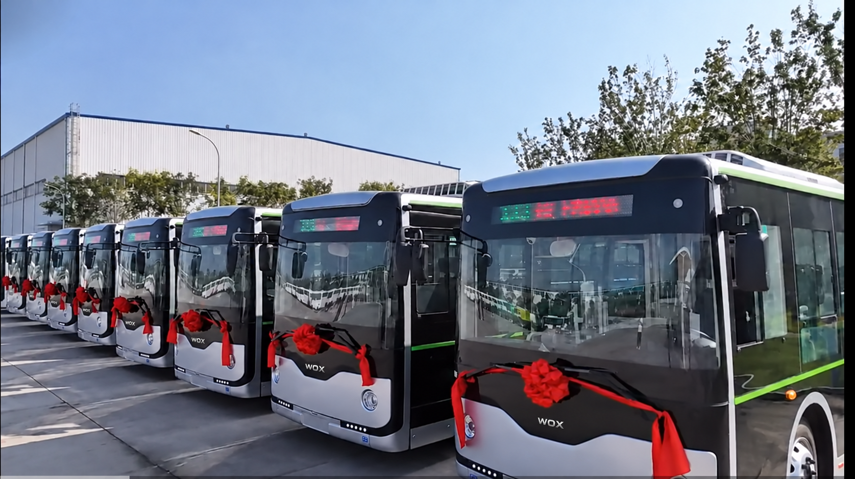 Delivery-ready WOX electric city buses — commissioning and fleet readiness reference