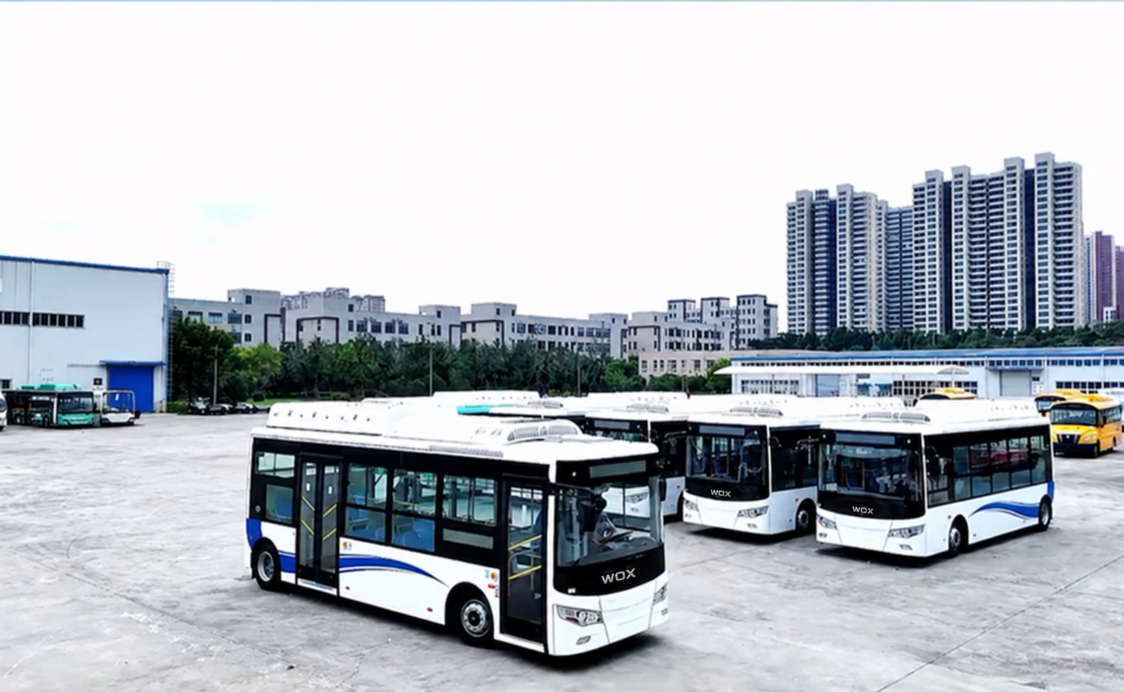 WOX-branded electric city buses — Uzbekistan 12-unit fleet reference