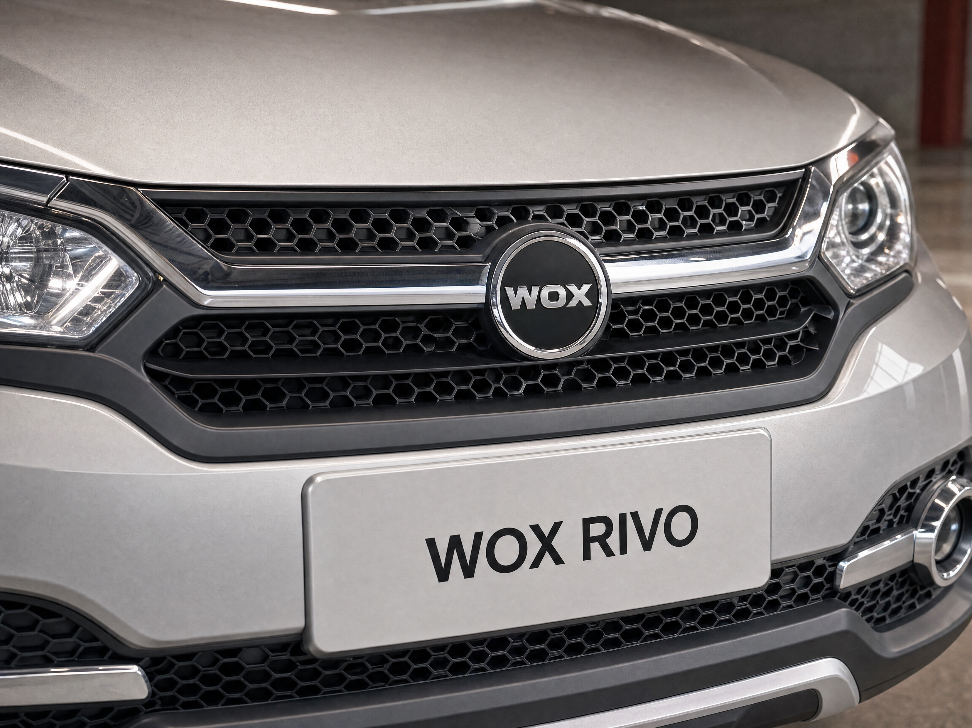 WOX RIVO front grille and badge detail