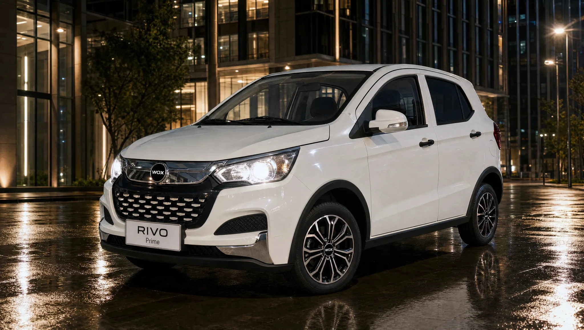 WOX RIVO Prime Pearl White — night city