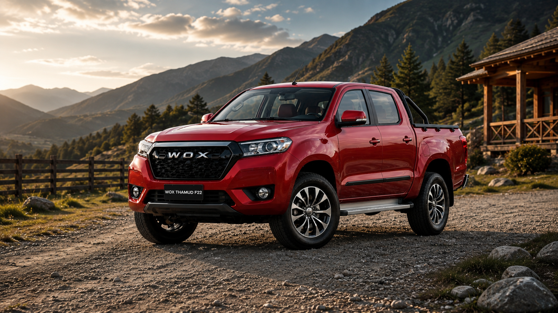WOX Thamud Double Cab in red
