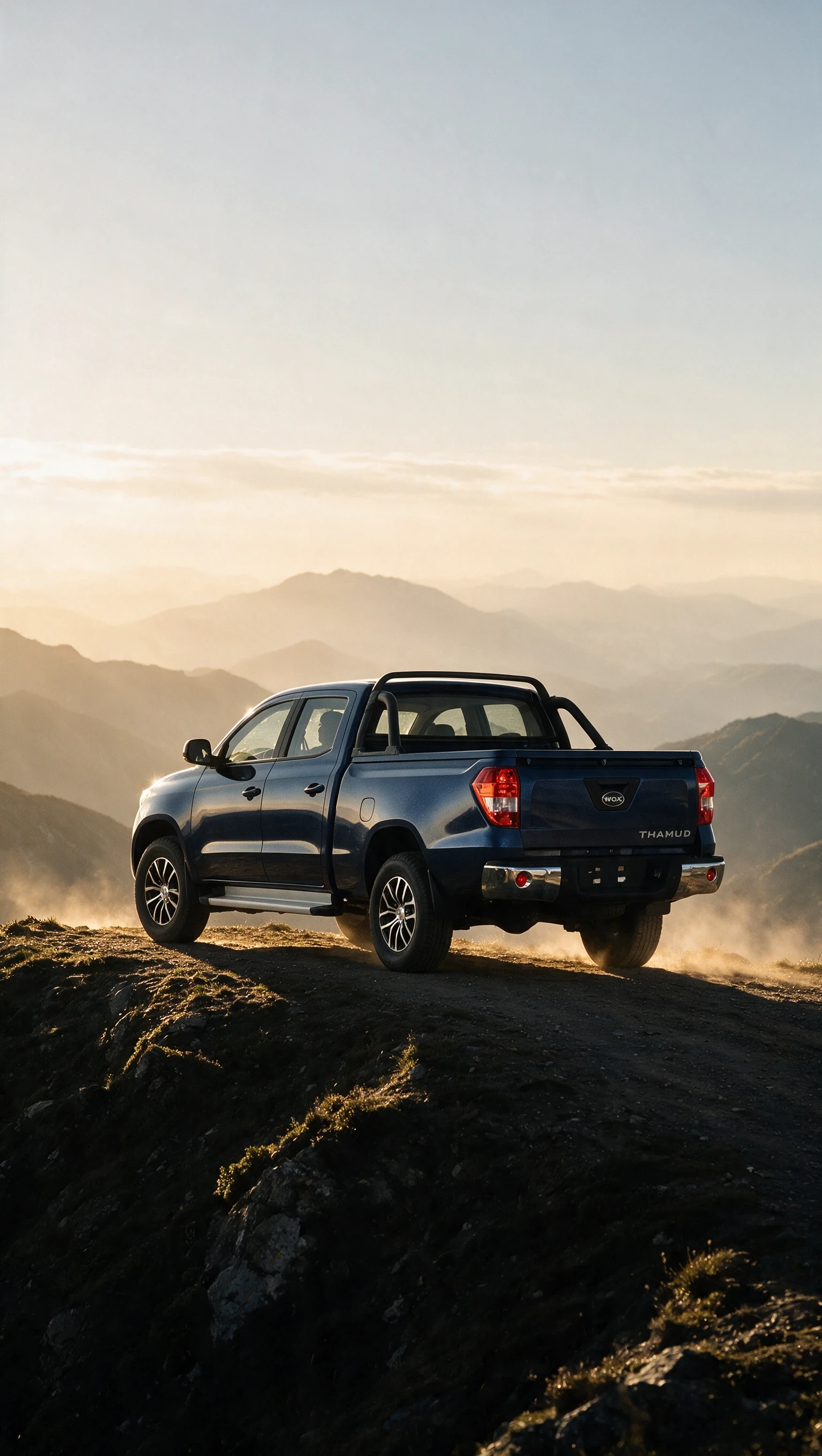 WOX THAMUD F22 pickup on mountain road