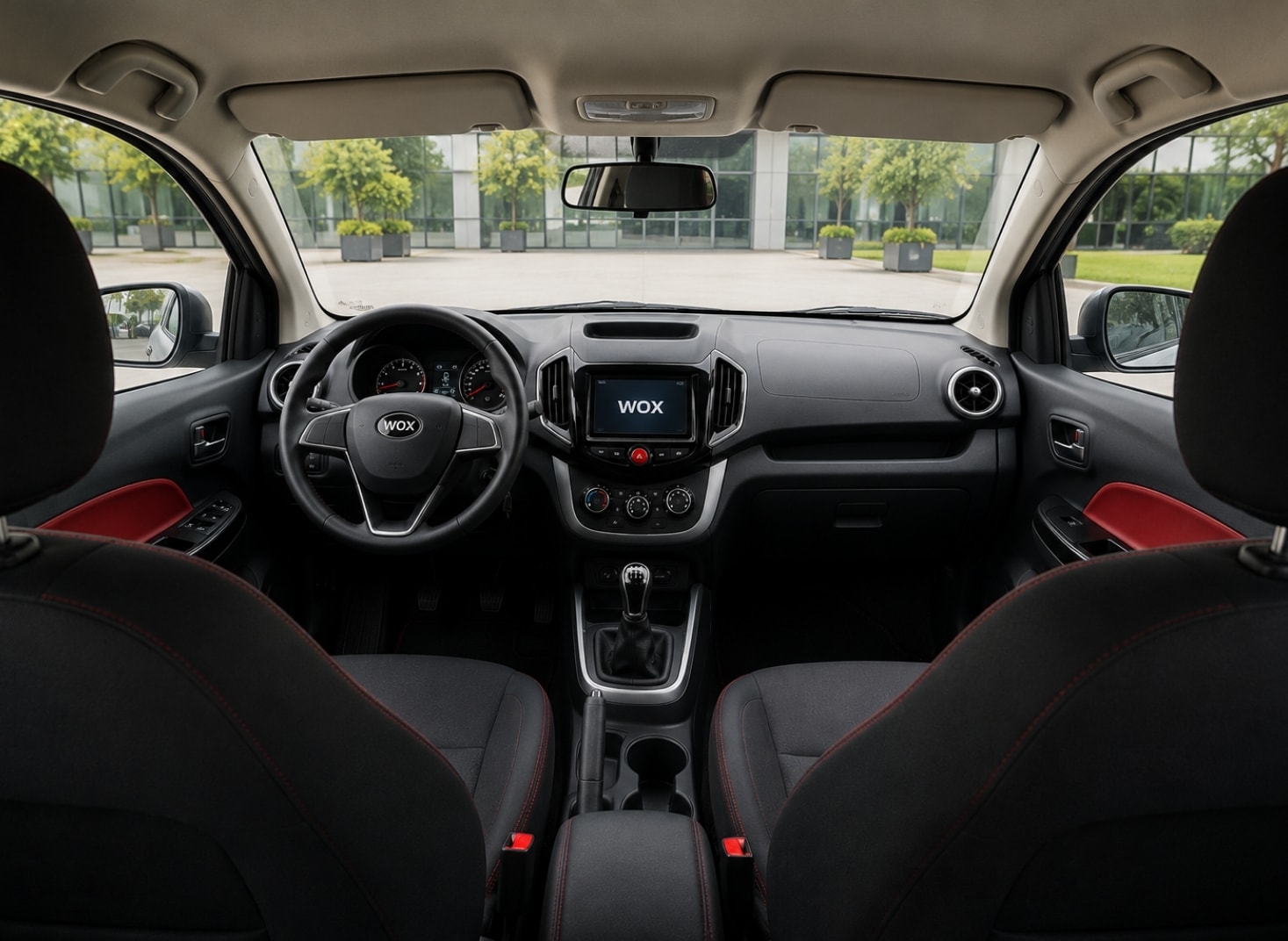 WOX NOVA One LHD interior — left-hand drive dashboard