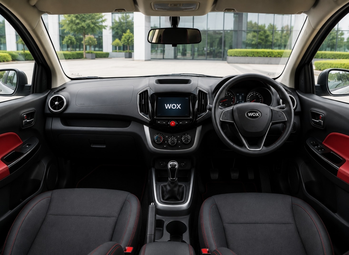 WOX NOVA One RHD interior — right-hand drive dashboard