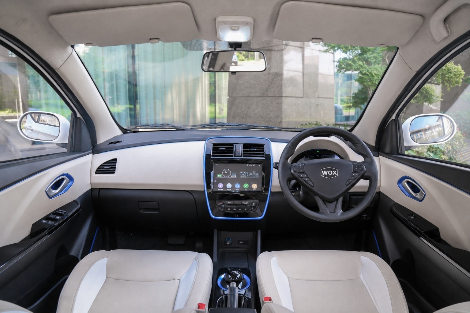WOX SHERA driver cabin — ergonomic cockpit