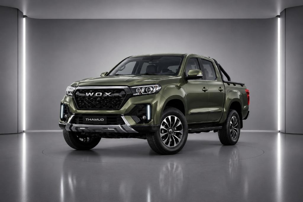 WOX THAMUD — Rugged global pickup. EV & ICE. Built for demanding environments.